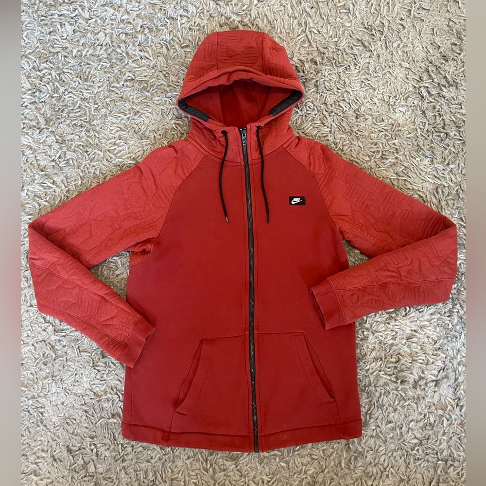 Nike Men’s Orange Jacket Sweater Size S